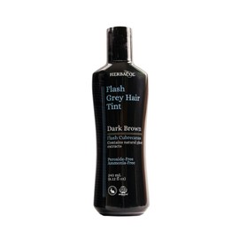 Herbacol Dark Brown "Flash" Gray Hair Cover | Ammonia and Peroxide Free | Herbacol Castaño Oscuro "Flash" Cubrecanas | Sin Amoniaco ni Peroxido | 8.1 Fl Oz.