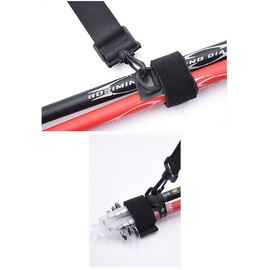 HOUSON Fishing Rod Holder Belt, Durable Fishing Rod Carry Straps Adjustable Length 30-54 Inch Fishing Poles Holder Strap Rod Shoulder Belt Travel Tackle Carrier for Freshwater Saltwater, Black