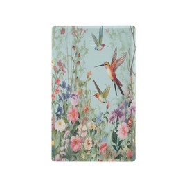 YETTASBIN Hummingbirds Flower Toggle Light Switch Cover Unbreakable Wall Plate Cover with Screws for Living Room, Bedroom, Office, School, Home Decor-4.53 x 2.76 Inch