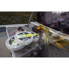 Cortland Fluorocarbon FISHING LINE, Line, 80 lb. .033in, Clear