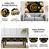 50th Birthday Decorations for Men Women, 50th Birthday Banner Backdrop