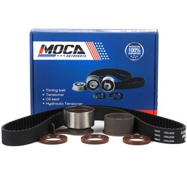 MOCA Timing Belt Kit with Tensioner for 1992-1997 Toyota Paseo,1995-1998 Toyota Tercel 1.5L DOHC 16V 5EFE #TCK208