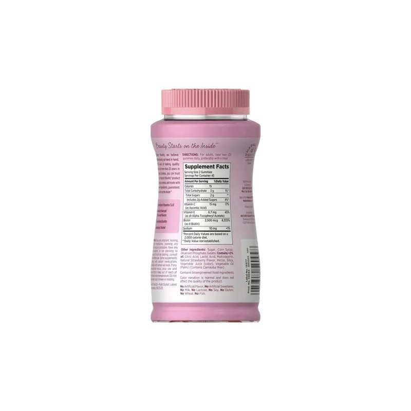 Suplemento Para Cabello, Piel Y Uñas Con Colageno Y Biotina