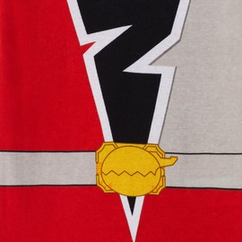 Power Rangers Little/Big Boy's 4 Piece Cotton Pajama Set (as1, numeric, numeric_4, regular, Red and Blue Dino Fury Rangers)