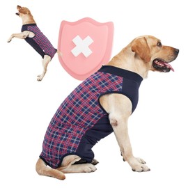ALIYU Traje de Recuperación para Perros, Ropa para Perro Transpirable y Muy elástico, Adecuado Tanto para Chicos Pequeños Hembra como Macho, evitando mordeduras y arañazos (M)