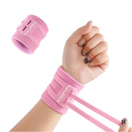 Wrist Supporter, Tendon Sheath, Joints, Double Compression Fixed, Wrist Supporter, Ultra Thin, Lightweight, Sweat Absorbent, Quick Drying, Sports, Housework, Nursing, Computer/Smartphone Operation, Unisex (Pink, S)