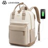 LOVEVOOK Laptop Backpack with USB Port, Backpack Purses for Women,