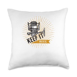 Keep It Reel, The Way To A Mans Heart Is Through His Fly Throw Pillow