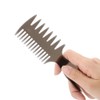Cimenn Herramienta de peluquería para Hombres Dientes Anchos Horquilla Peine