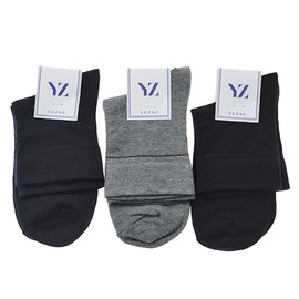 Yeejak 대구백화점 예작반목 솔리드 코튼 신사 양말(YJFSF5903) Daegu Department Store Yesak Half-Mock Solid Cotton Men's Socks (YJFSF5903)