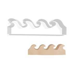 Wave Pattern Cookie Cutter - 3 Sizes