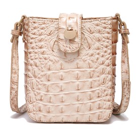 Makcr Joacbv Crocodile Embossed Small Crossbody Bag Fashionable Magnetic Buckle Decoration Shoulder Women's Luxury Wallet