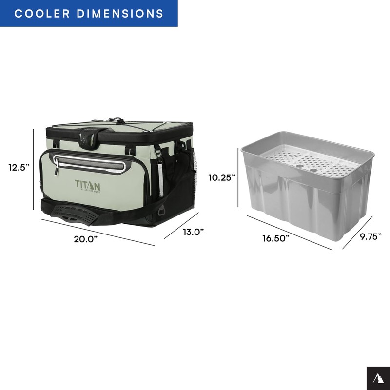 Titan by Arctic Zone 48 Can Zipperless Soft Cooler with