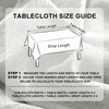 JIUZHEN Outdoor Tablecloth Washable Garden Tablecloth Square Weatherproof Garden Tablecloths