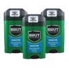 Brut Deodorant 2.25oz Oval Solid Classic Scent (3 Pack)