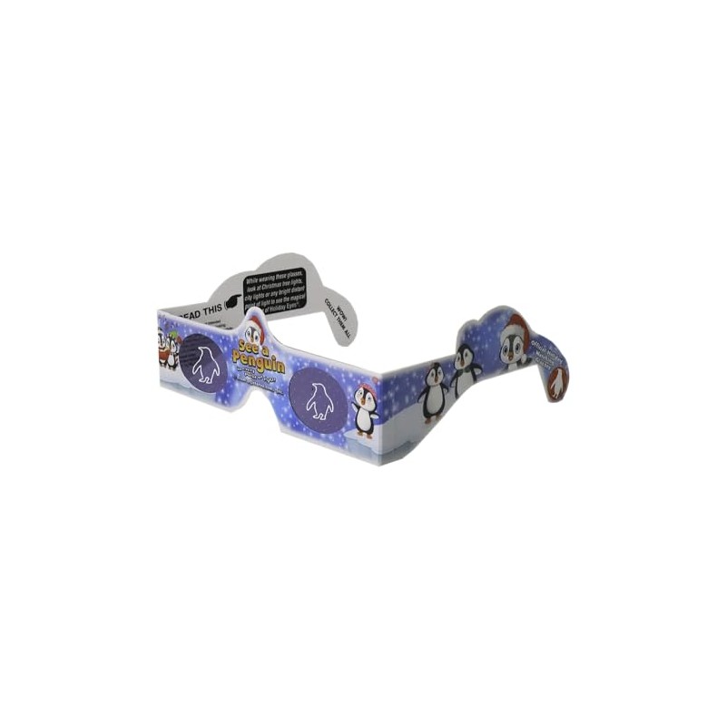 Holiday Eyes Christmas 3D Glasses New for 2024-5 Pair Variety