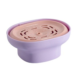 Dishwashing Liquid Dispenser, Lather Box Dishsoap Dispenser for Sink, Quick Draining Tray Dishwashing Solution for Dorm Home Apartment RV Sponge Scrubber Dishcloth