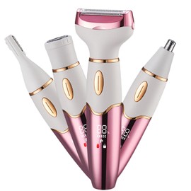 Depiladora Facial 4 en 1 Rasuradora Electrica Mujer con pantalla LED, Afeitadora Depiladora Mujer USB Recargable, Sin Dolor Navaja de Afeitar...      
