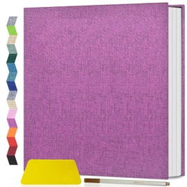 Popotop Photo Album Self Adhesive Scrapbook Album for 4x6 5x7 8x10 Pictures DIY Photo Book as Scrapbooking Supplies Kits, Birthday Gifts for Women Mom Wedding Baby Family Travel