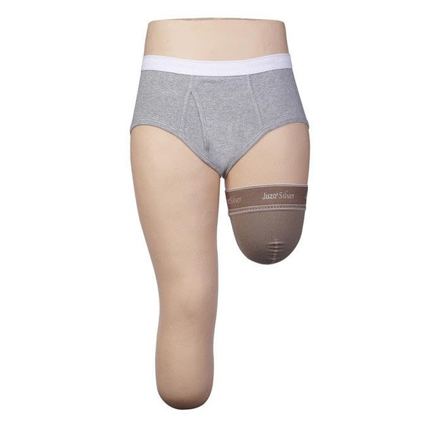 Juzo 20-30 mmHg, Silver, BK Shrinker, 12" / 30 cm,Silicone