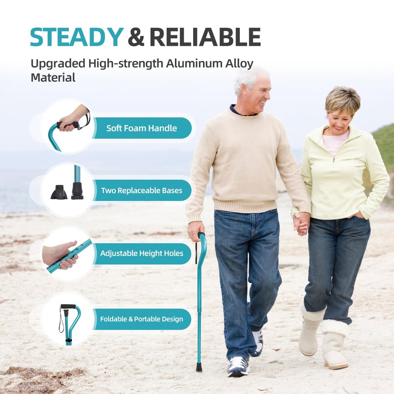 BeneCane Walking Cane for Men & Women Adjustable Cane with