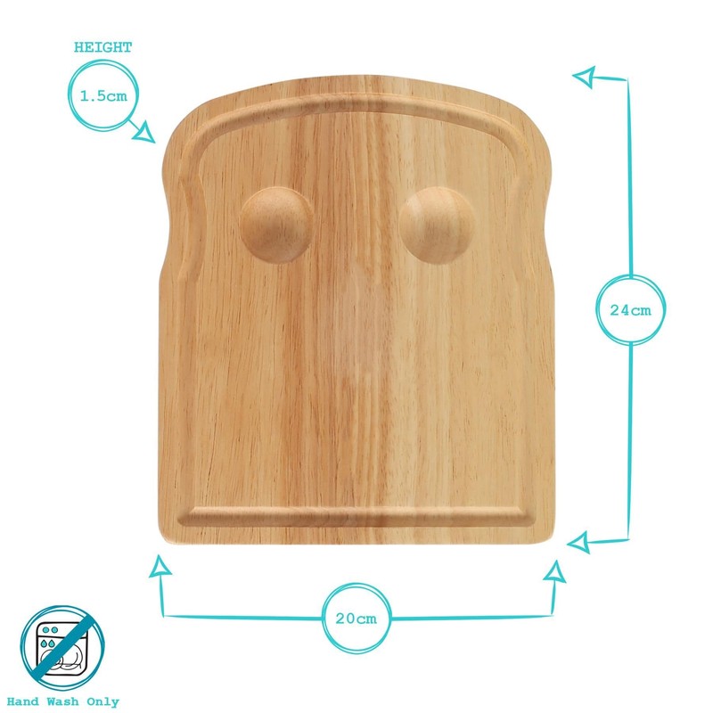 Argon Tableware Breakfast Board - 20 x 24cm - Large