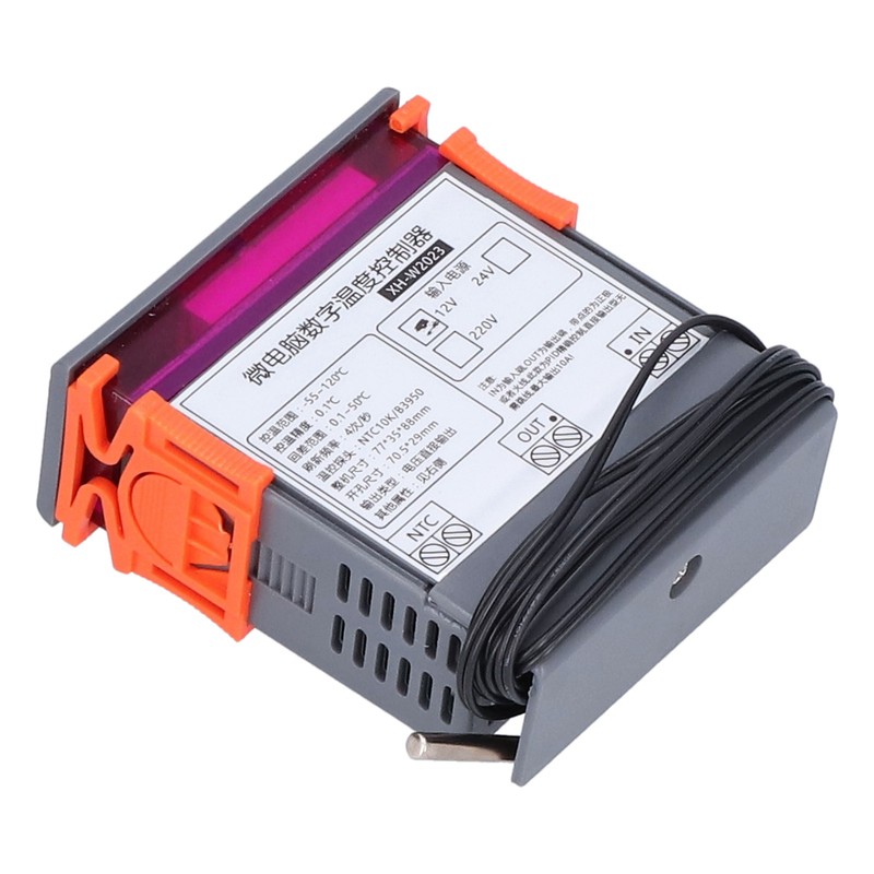 Temperature Controller Electric Digital Adjustable PID Control Switch DC 12V