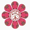 CafePress Peace Flower Affection 2.25 Magnet (10 Pac 2.25" Round