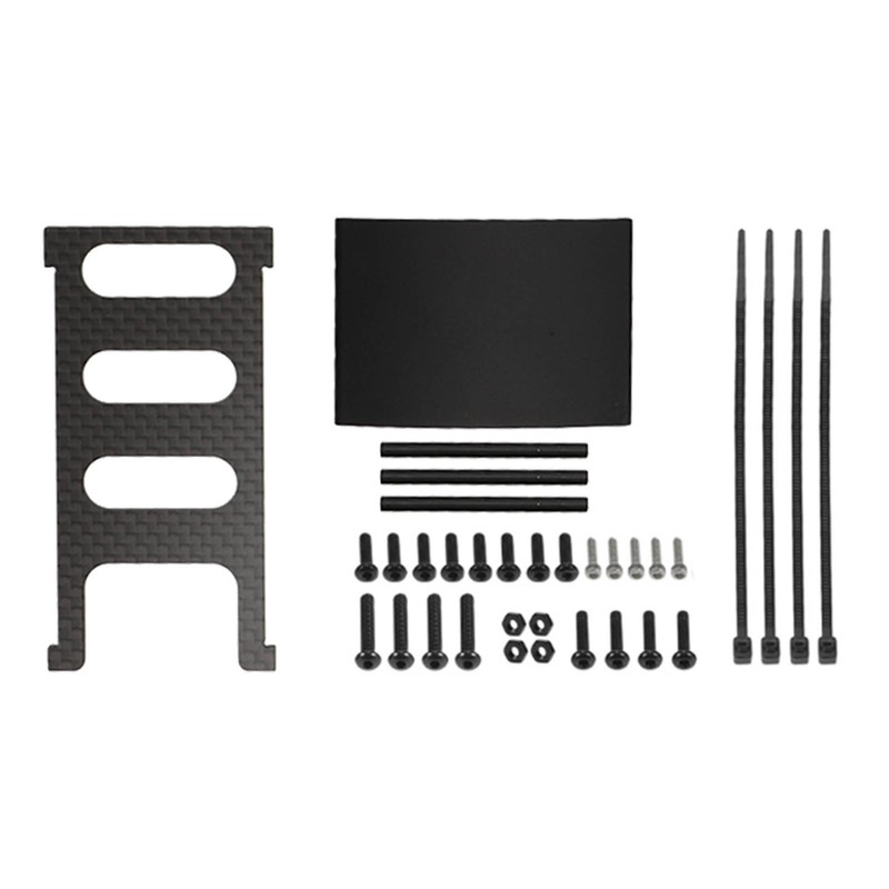 1/18 Carbon Fiber Frame Black Flexibility Carbon Fiber Chassis Kit
