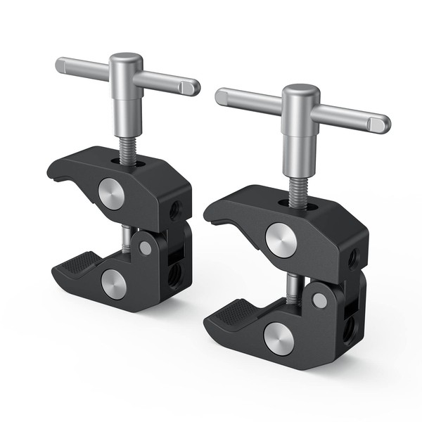 SMALLRIG Super Clamp (2 STÜCKE) Super Stativ Klemme Magic Arm