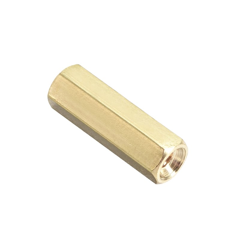YOKIVE Pack of 50 M2.5 Spacers, Brass Hexagonal PCB Spacer