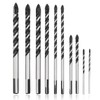 COMOWARE Masonry Drill Bit, 10 Pcs Concrete Drill Bit 1/8”