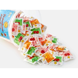 Frigeo Grape Sugar Lolly in Three Flavours: Strawberry, Tropic and Cherry, 100 Pieces in a Bucket (750 g) | 100 Pieces (Pack of 1)