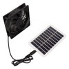 Ventilador de Panel Solar, Extractor de Aire con Panel de
