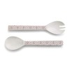 Blessing Salad Red and White 12 inch Melamine Flatware Utensils