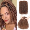 Humistwbiu Afro Kinkys Bulk Human Hair for Dreadlocks Extensions 30g/Pack