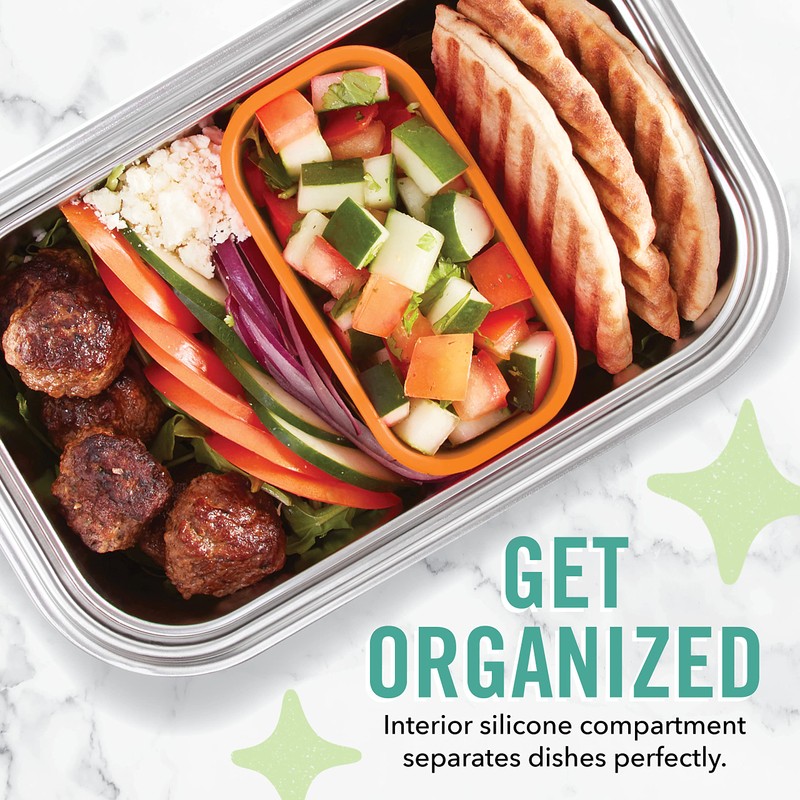 DASH The Fit Cook x Stainless Steel Lunch Box