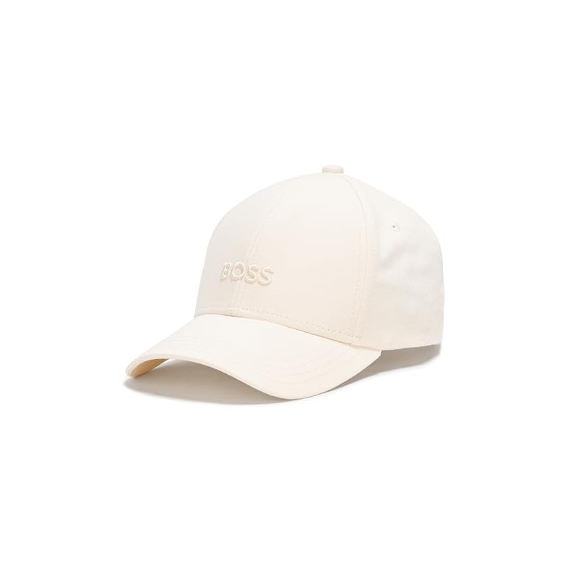 BOSS, Big Logo Cotton Twill Cap, Deep Ivory, One Size