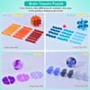 IIROMECI Brain Teasers Puzzle for Kids and Adults, 3D Unlock