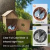 Bird House with WiFi Camera Solar Powered for Wireless Outdoors,