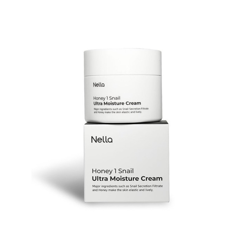 Nella 허니원스네일 달팽이 크림 100g Honey Once Snail蜗牛霜 100g
