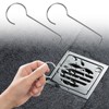 Yuiturt 3 Pieces Stainless Steel Drain Key Lifting Hook Drain