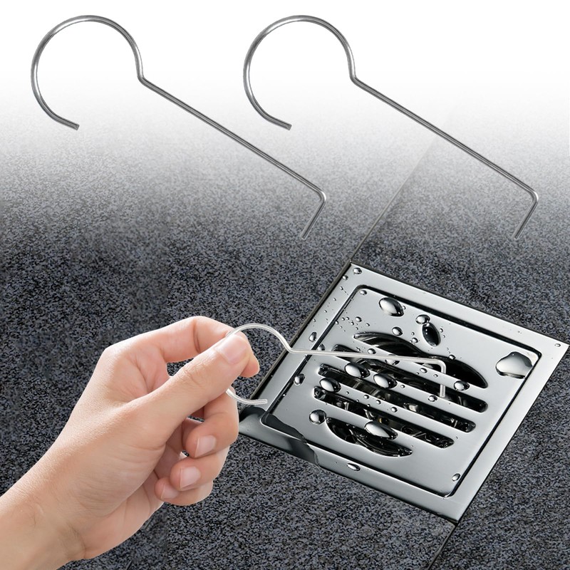 Yuiturt 3 Pieces Stainless Steel Drain Key Lifting Hook Drain