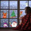 WALPLUS Christmas Window Stickers Clings Xmas Decoration Sale Clearance Reusable