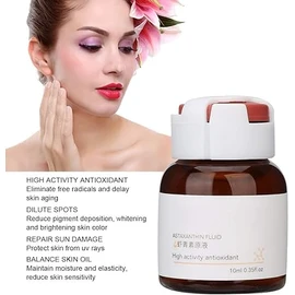 Suero Astaxantina, Suero Orgánico Facial Y Cuello, Colágeno, Ácido Hialurónico Astaxantina Licopeno Antioxidante Potente Hidratante Antiarrugas Antienvejecimiento 10ml