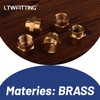 LTWFITTING Brass BSP Pipe Fitting 3/4 x 1/2 Female BSPP