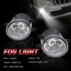 CHUSYYRAY Pair Fog Light Lamp Housing Assembly For 2010 2011-2014