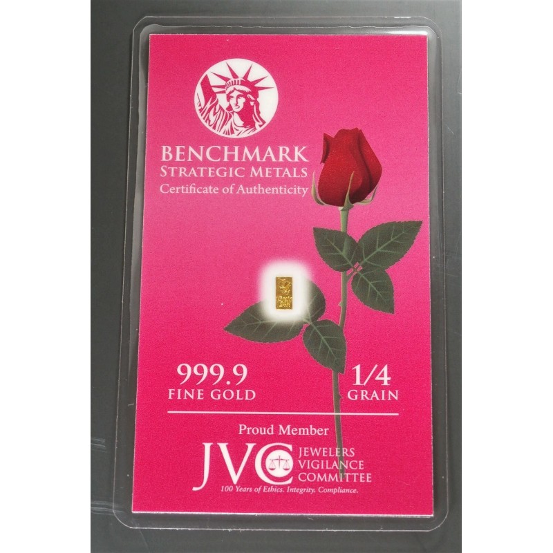 BENCHMARK GOLD TIMES SIX! .999 FINE 24k BULLION HALF DOZEN