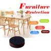 Furniture Protection Pad, Natural Rubber Scratch/Soundproofing Round Felt Pad, Anti-Slip