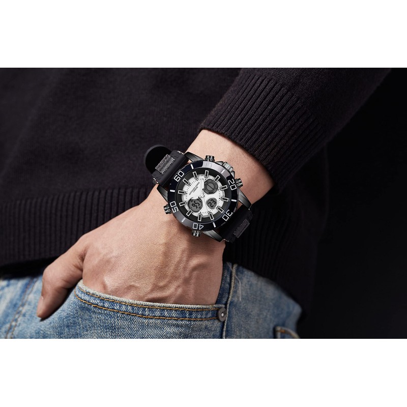 Anthony James Speedster Tactical Watch for Men - Hand Assembled